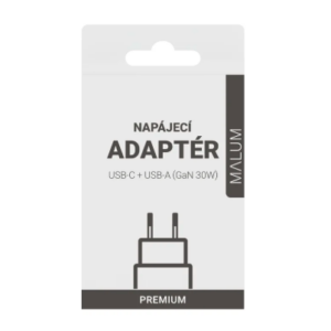 Napájací adaptér GaN 30W (white)