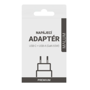Napájací adaptér GaN 65W (white)